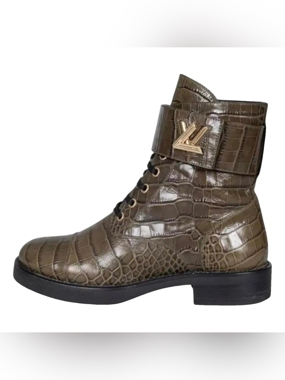 Louis Vuitton • Wonderland Crocodile Leather Boot
